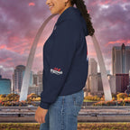 Proud Missouri Fleur-de-lis Hoodie — From the Lou St. Louis Pride Sweatshirt - 314 Originals