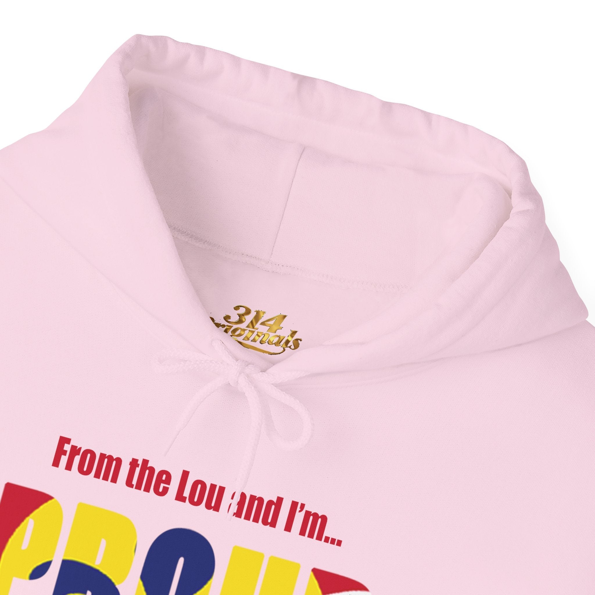 Proud Missouri Fleur-de-lis Hoodie — From the Lou St. Louis Pride Sweatshirt - 314 Originals