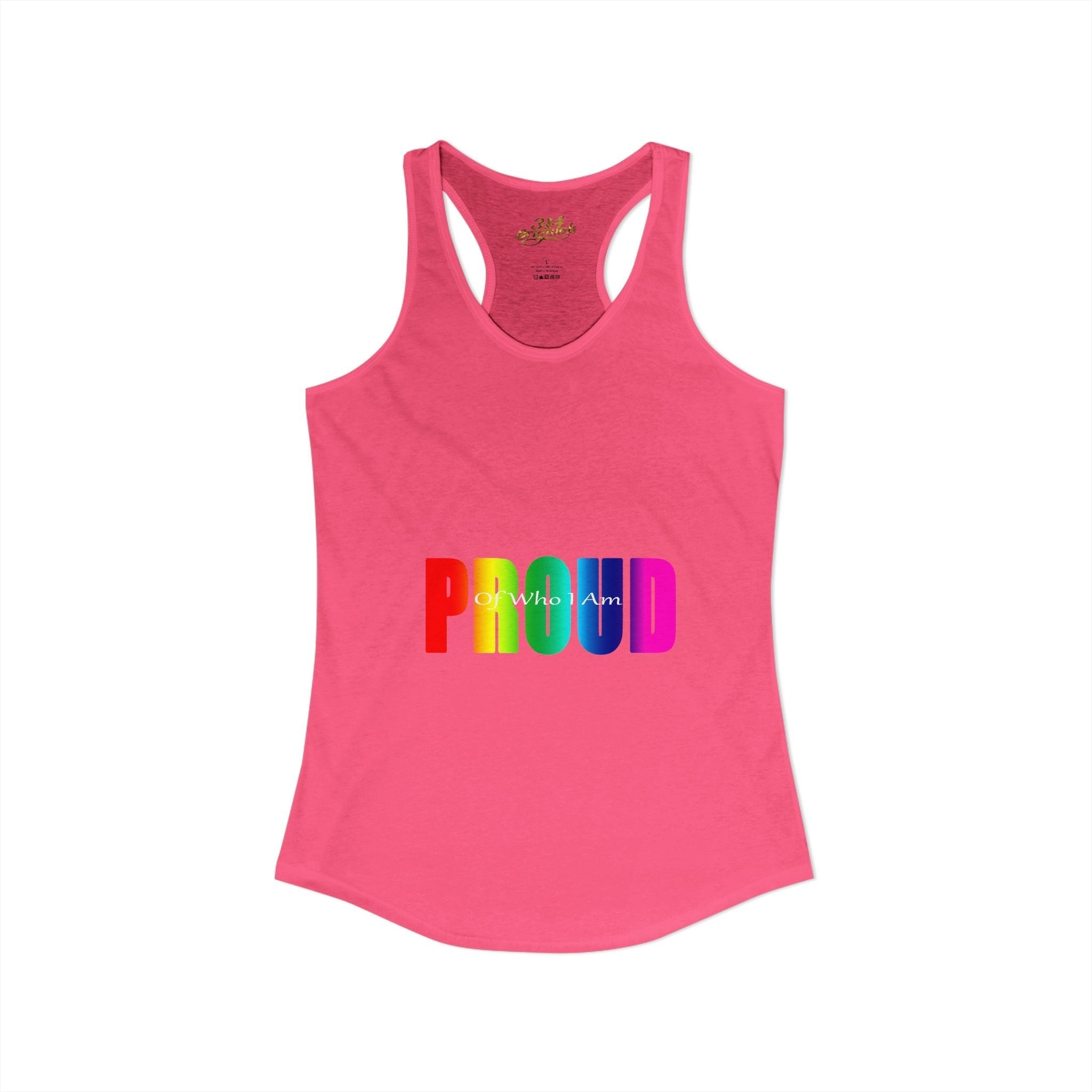 'PROUD' Women's Ideal Racerback Tank - 314 Originals