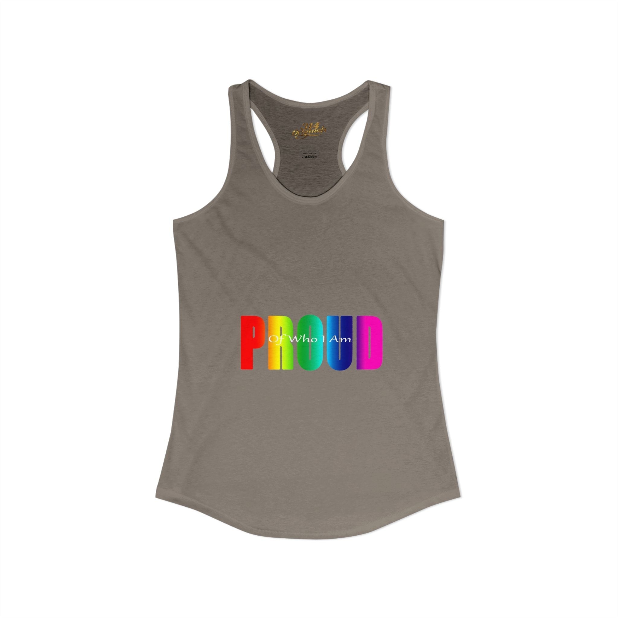 'PROUD' Women's Ideal Racerback Tank - 314 Originals