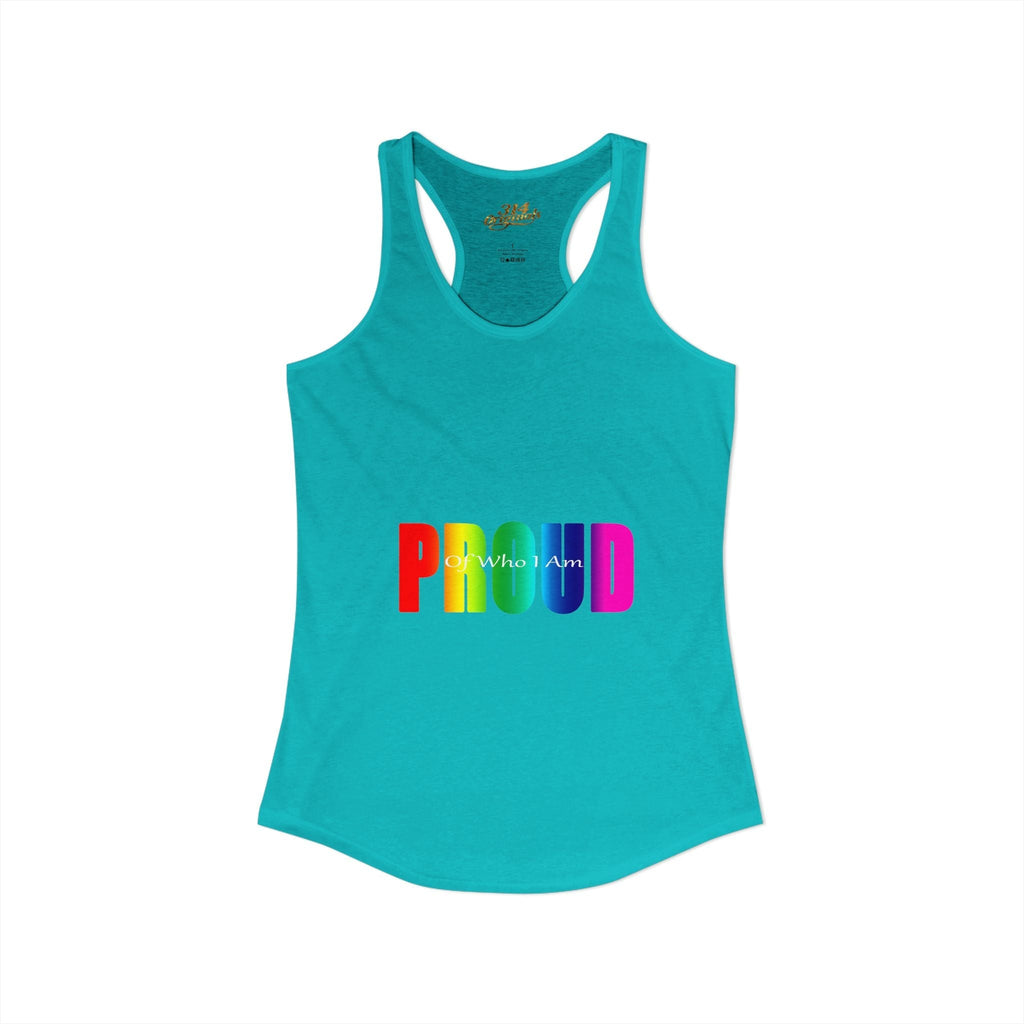 'PROUD' Women's Ideal Racerback Tank - 314 Originals
