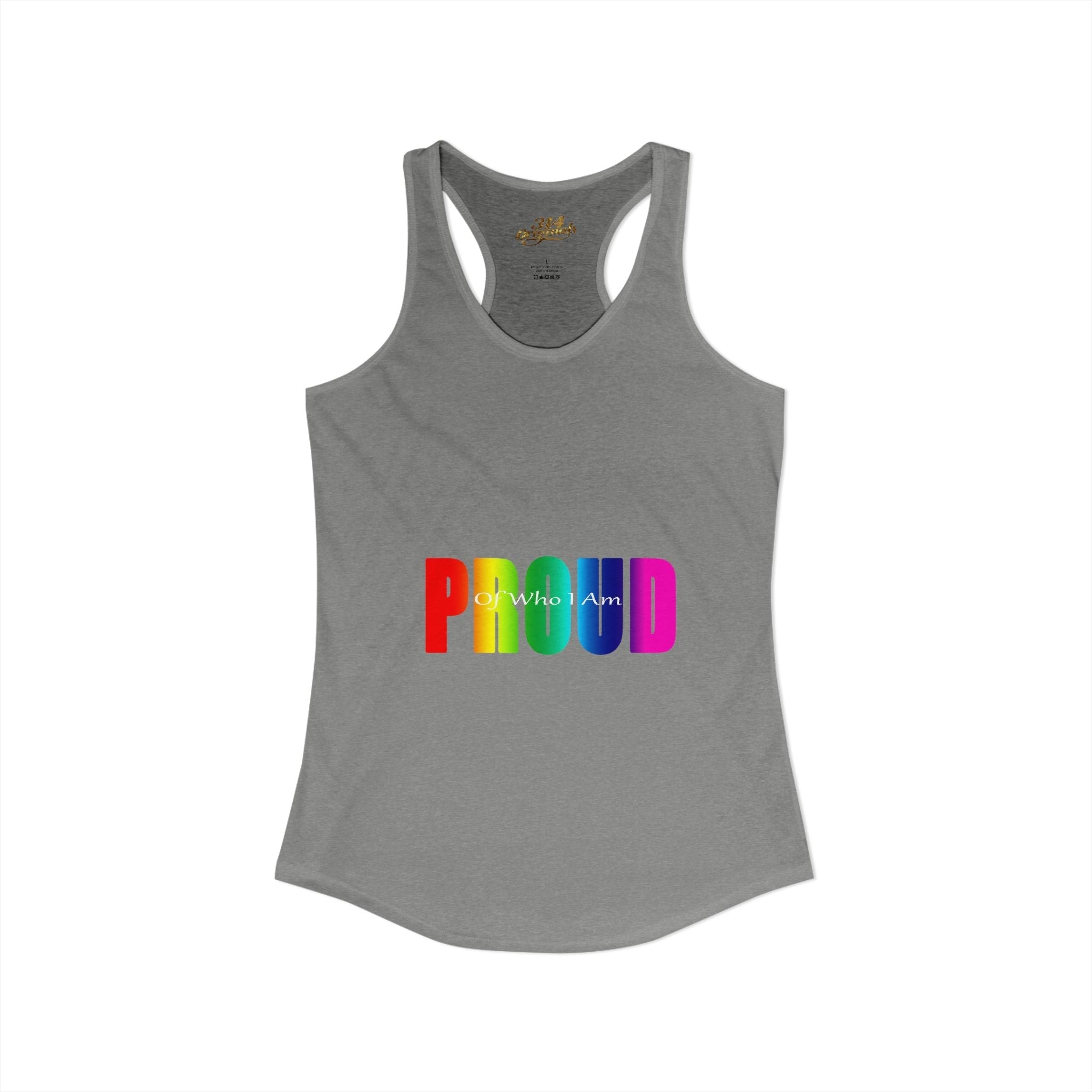 'PROUD' Women's Ideal Racerback Tank - 314 Originals