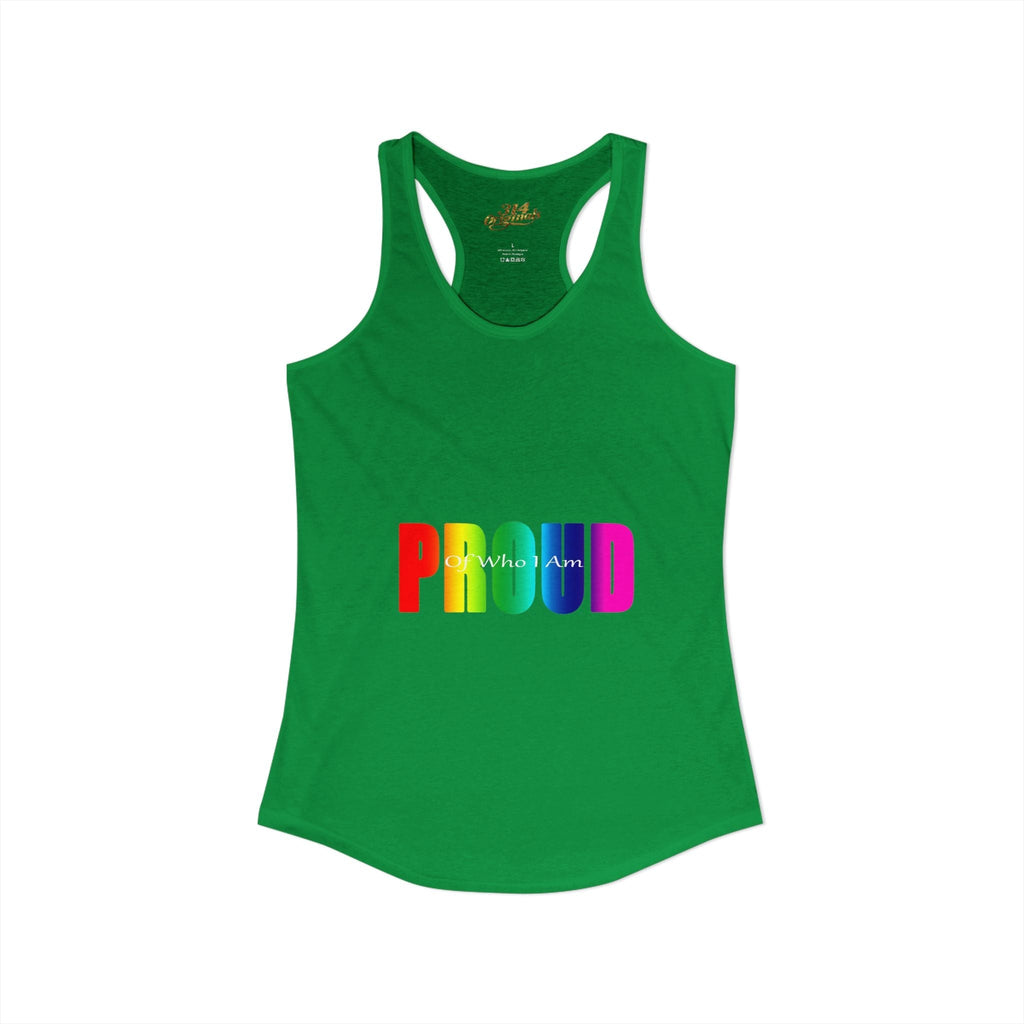 'PROUD' Women's Ideal Racerback Tank - 314 Originals