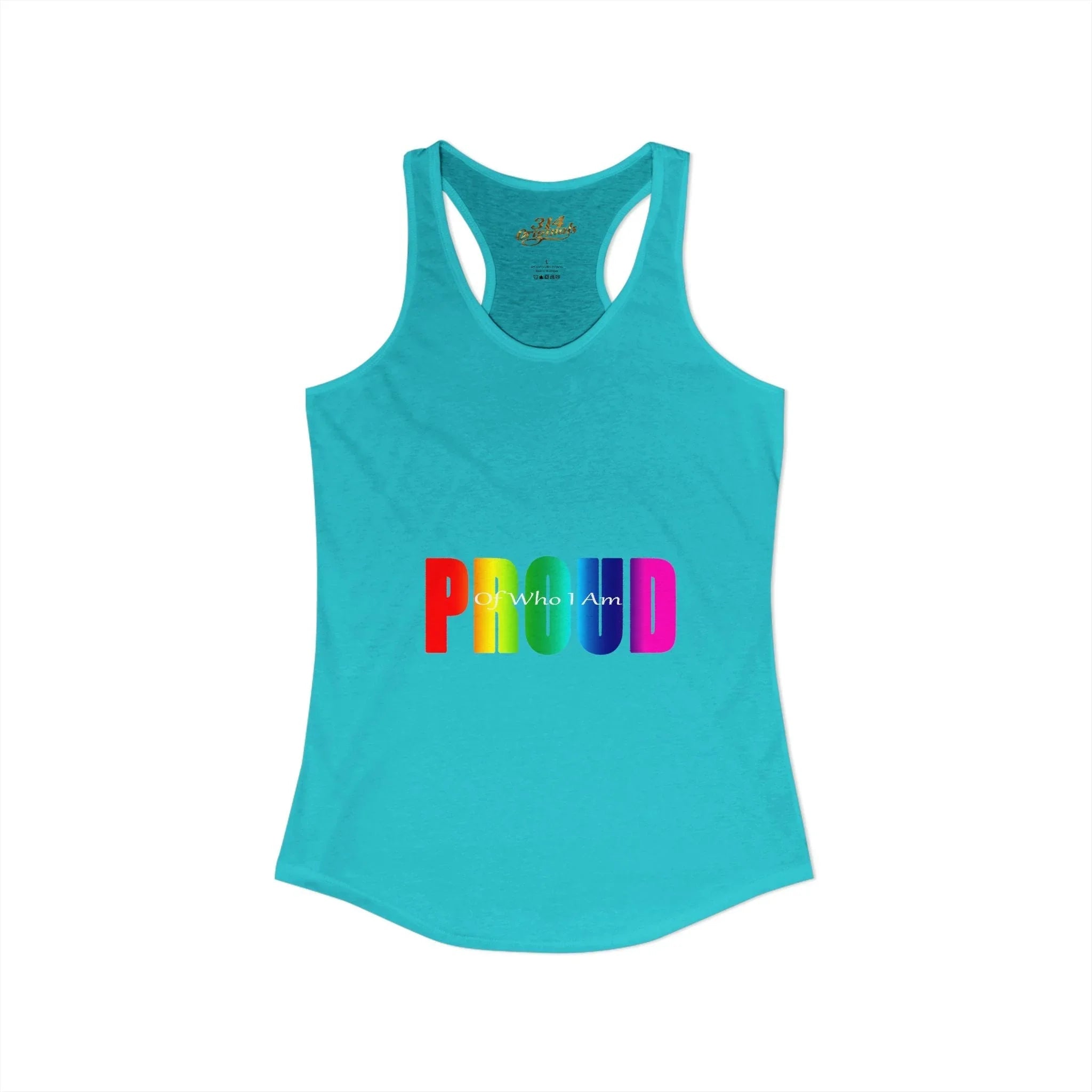 'PROUD' Women's Ideal Racerback Tank - 314 Originals
