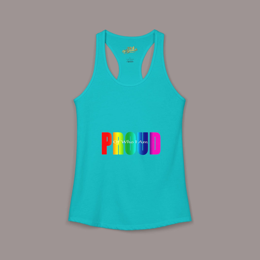 'PROUD' Women's Ideal Racerback Tank - 314 Originals