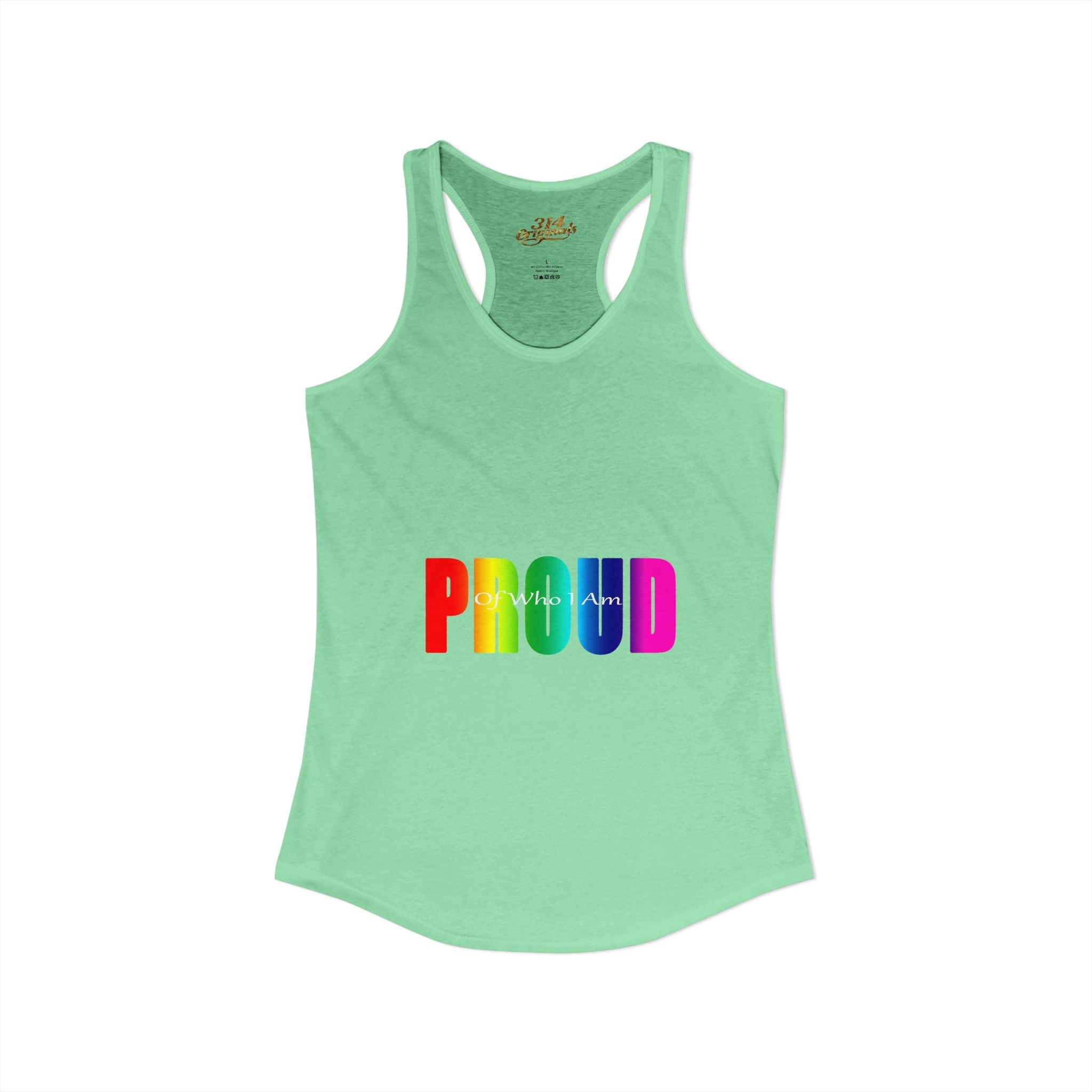 'PROUD' Women's Ideal Racerback Tank - 314 Originals