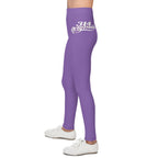 Purple 314 Script Kids' Printed Leggings - 314 Originals