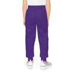Purple Youth Joggers with 314 Originals Side Graphic — Kids Athletic Sweatpants - 314 Originals