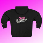 'Queen' Chest Logo Zip Hoodie — Women's Urban Streetwear - 314 Originals