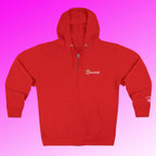 'Queen' Chest Logo Zip Hoodie — Women's Urban Streetwear - 314 Originals