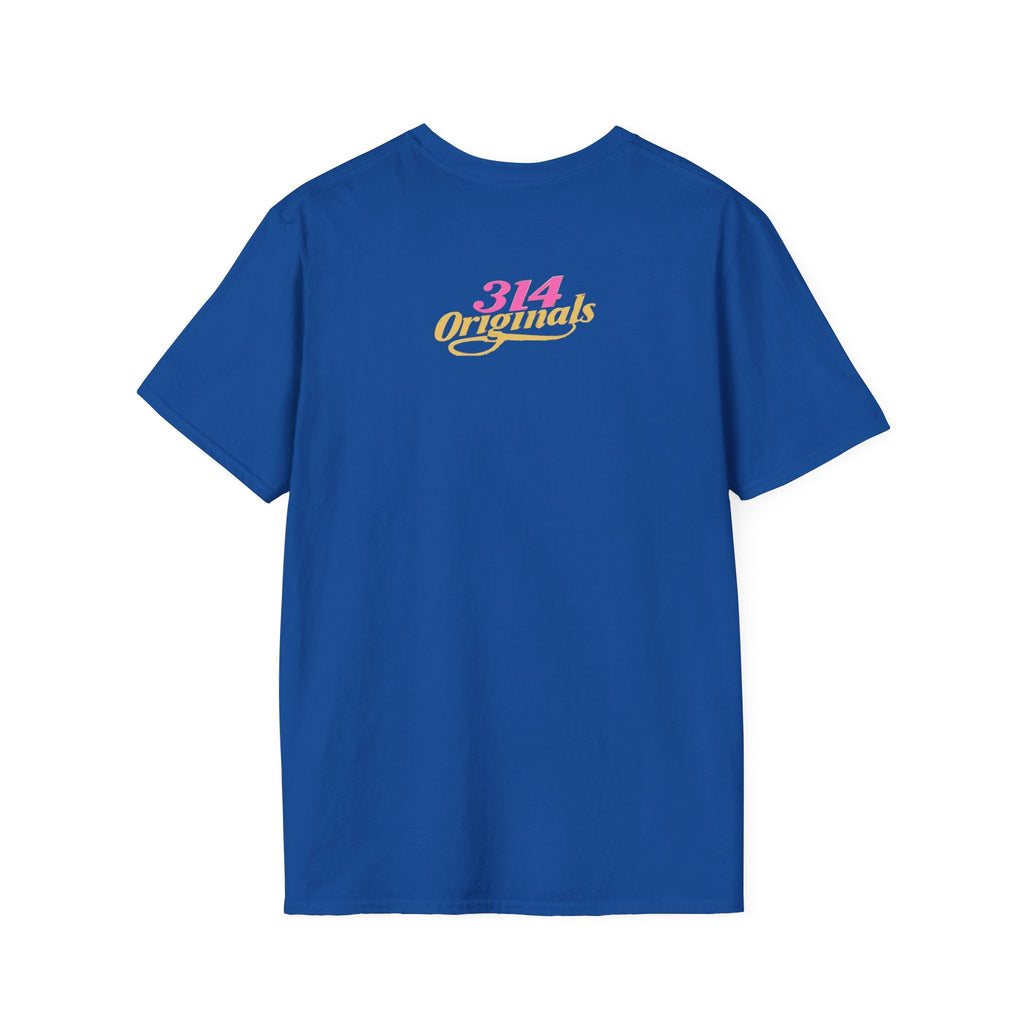 Queen Q Crown T‑Shirt — Pink & Gold Heart Logo Tee - 314 Originals