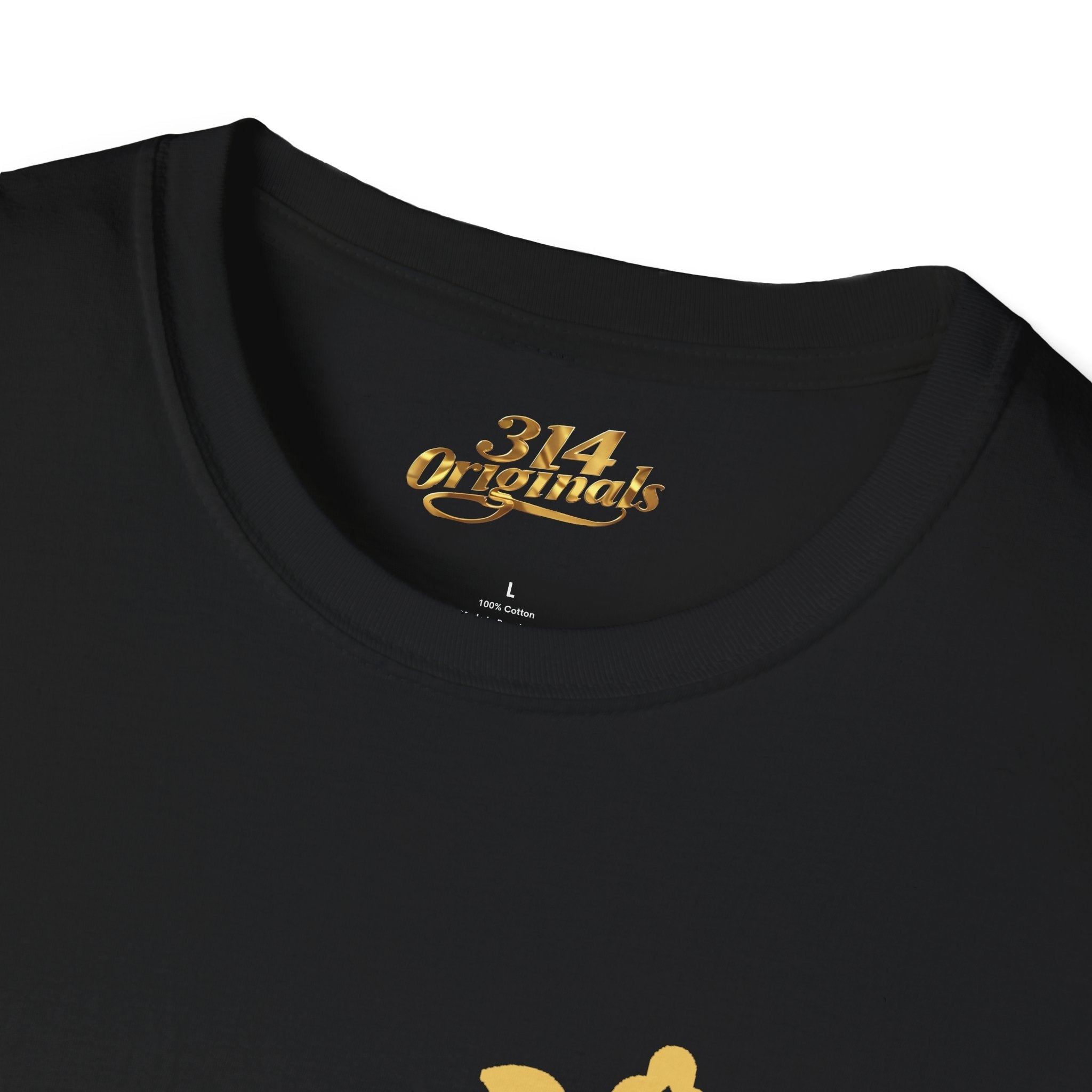 Queen Q Crown T‑Shirt — Pink & Gold Heart Logo Tee - 314 Originals