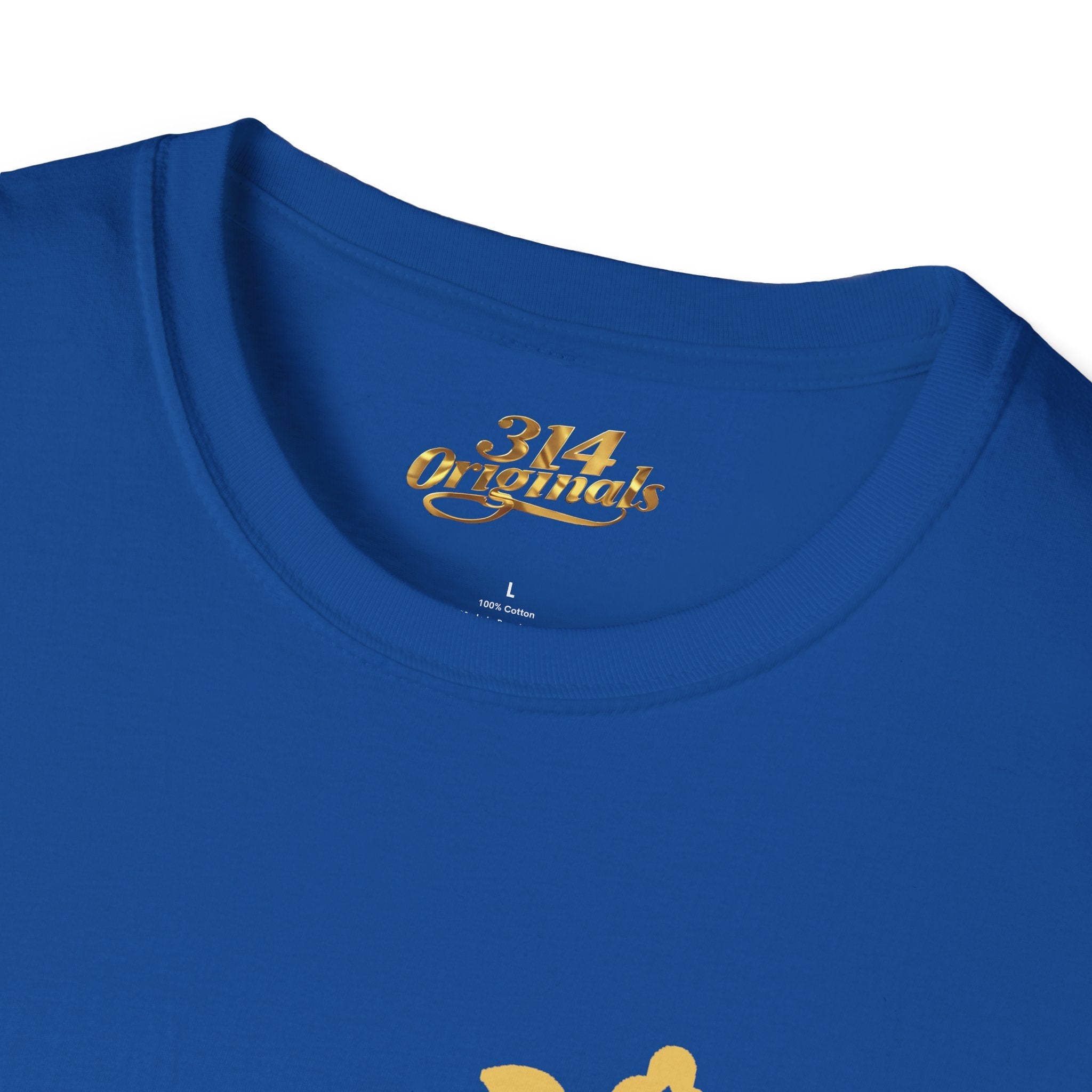 Queen Q Crown T‑Shirt — Pink & Gold Heart Logo Tee - 314 Originals