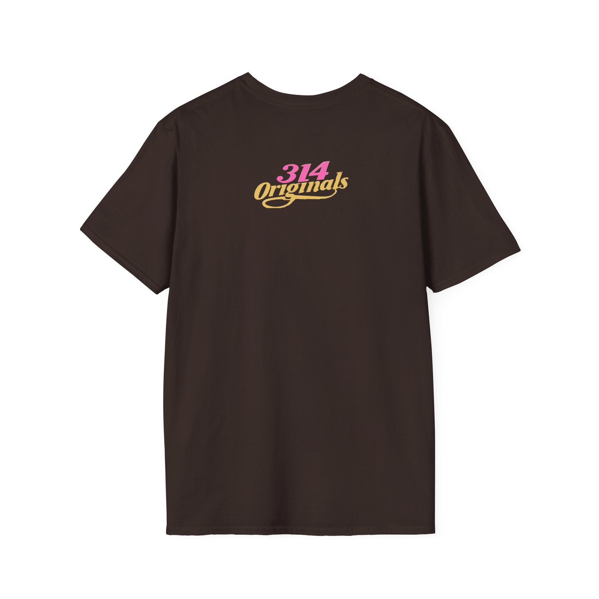 Queen Q Crown T‑Shirt — Pink & Gold Heart Logo Tee - 314 Originals