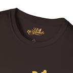 Queen Q Crown T‑Shirt — Pink & Gold Heart Logo Tee - 314 Originals