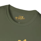 Queen Q Crown T‑Shirt — Pink & Gold Heart Logo Tee - 314 Originals