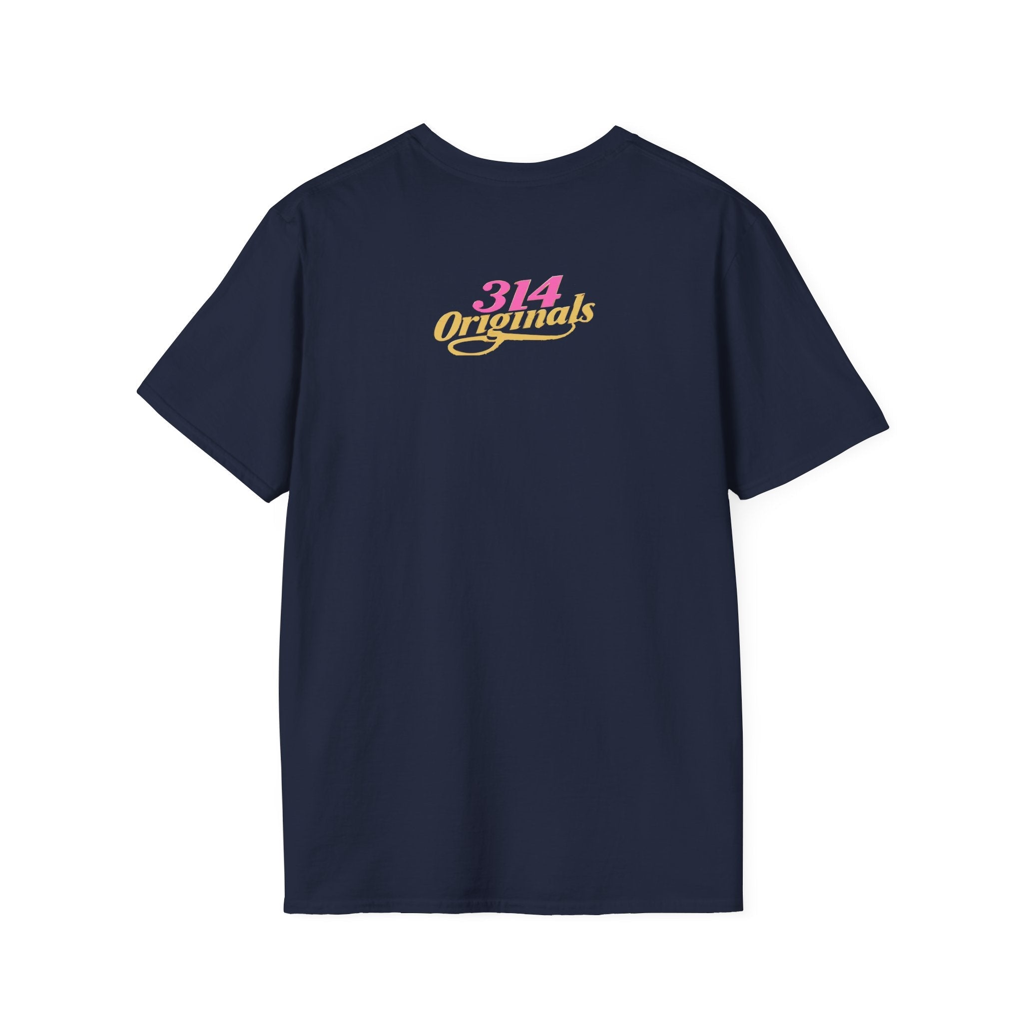 Queen Q Crown T‑Shirt — Pink & Gold Heart Logo Tee - 314 Originals