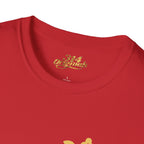Queen Q Crown T‑Shirt — Pink & Gold Heart Logo Tee - 314 Originals