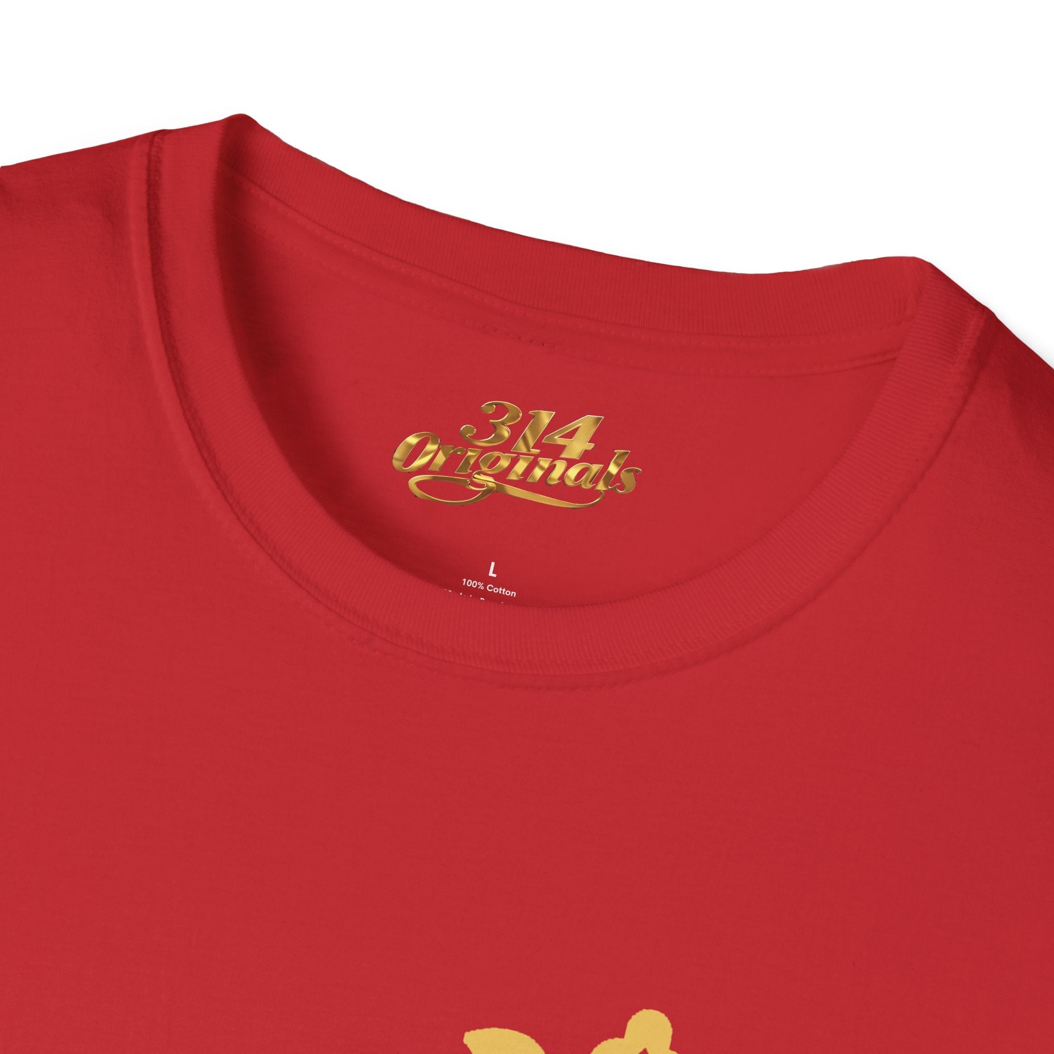 Queen Q Crown T‑Shirt — Pink & Gold Heart Logo Tee - 314 Originals