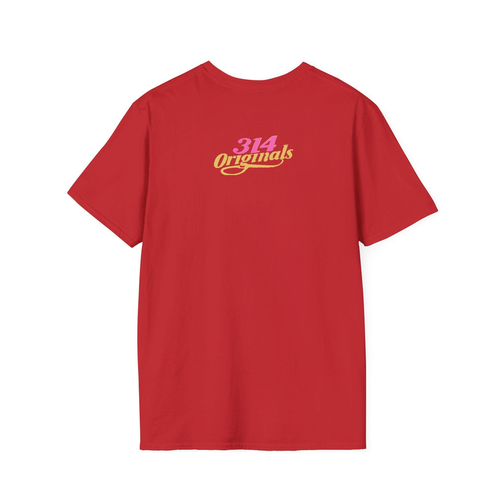 Queen Q Crown T‑Shirt — Pink & Gold Heart Logo Tee - 314 Originals
