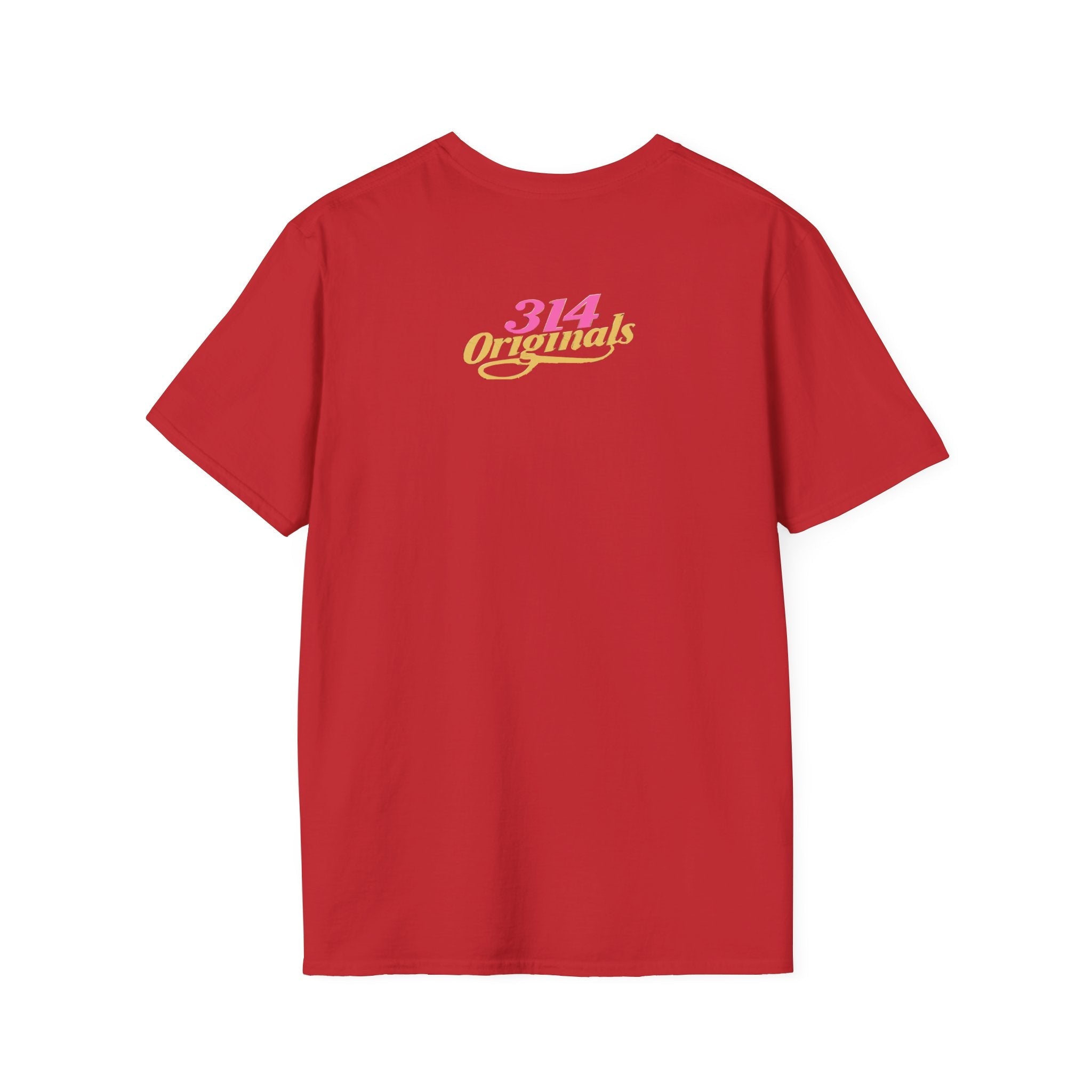 Queen Q Crown T‑Shirt — Pink & Gold Heart Logo Tee - 314 Originals