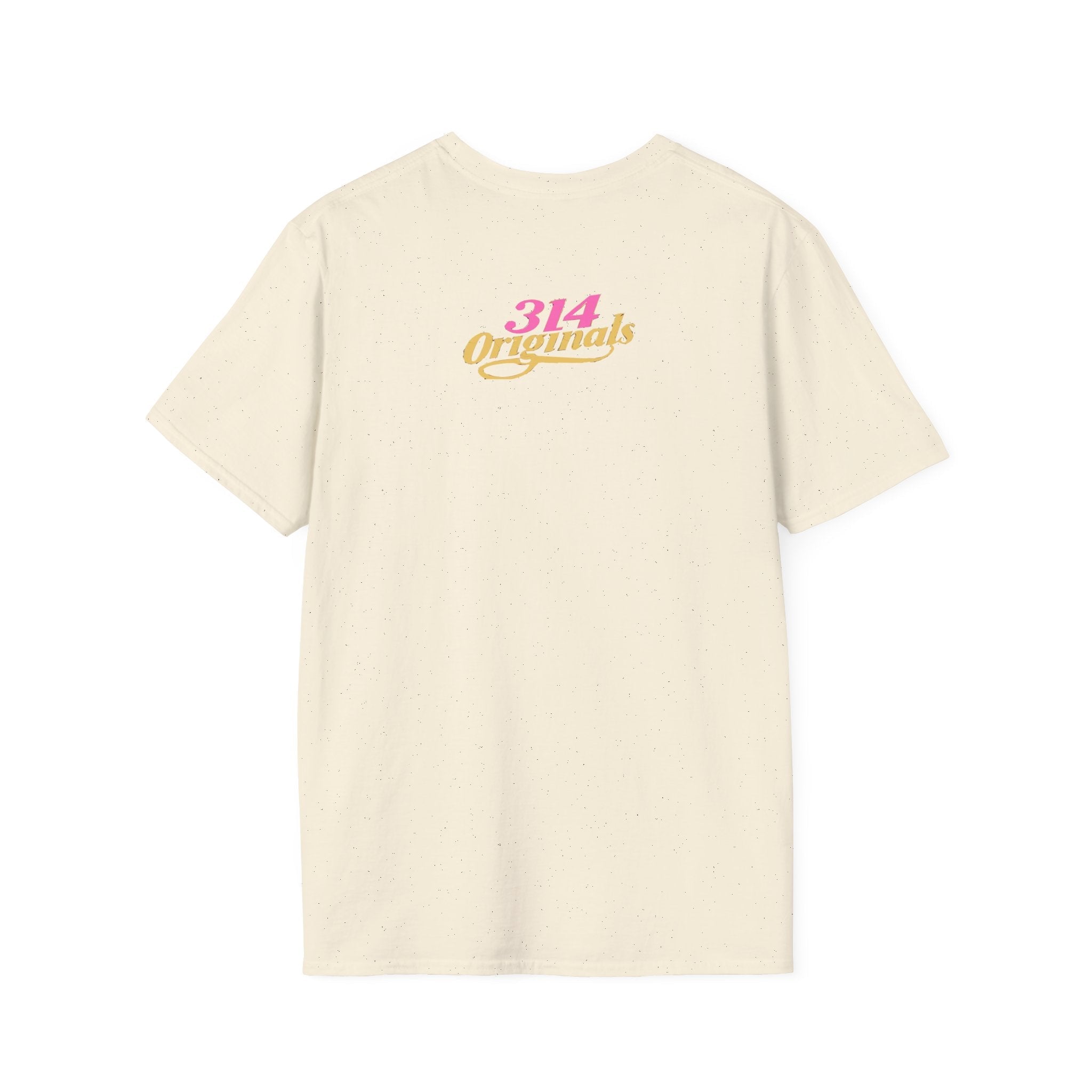 Queen Q Crown T‑Shirt — Pink & Gold Heart Logo Tee - 314 Originals