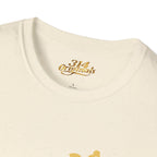 Queen Q Crown T‑Shirt — Pink & Gold Heart Logo Tee - 314 Originals