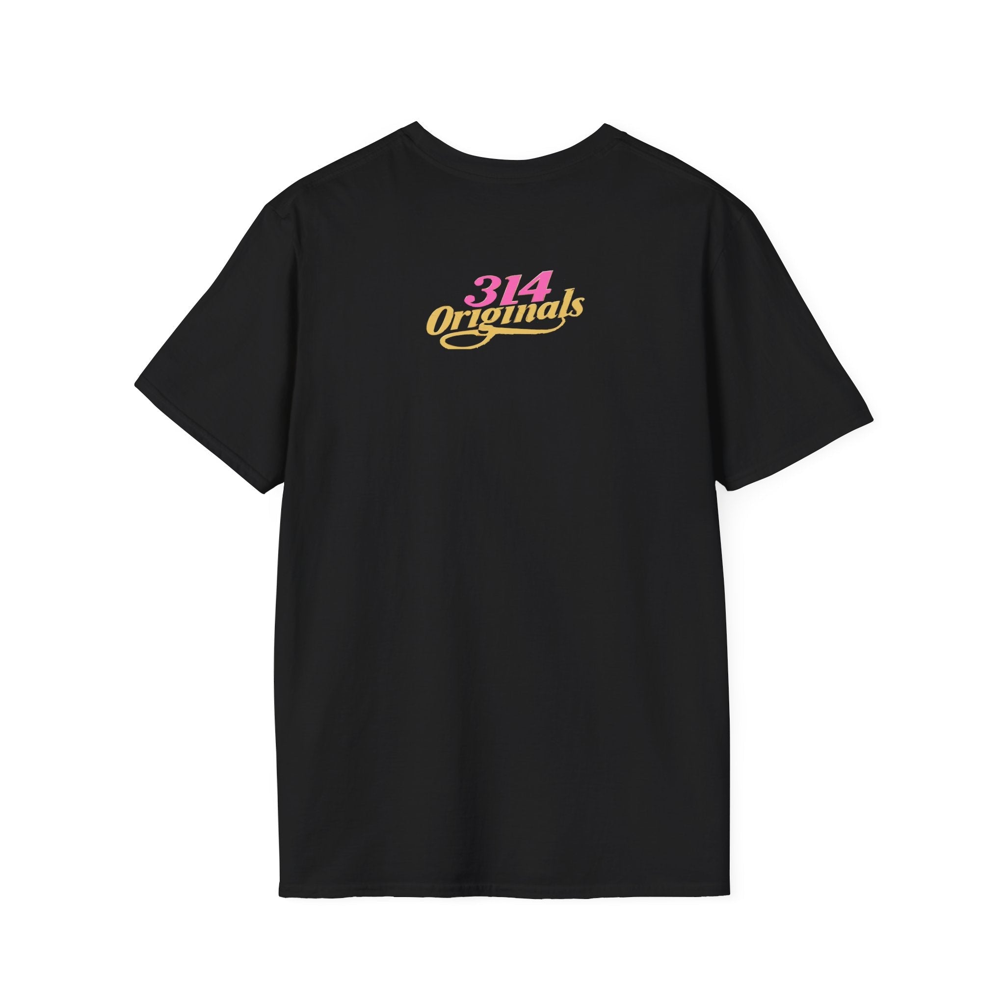 Queen Q Crown T‑Shirt — Pink & Gold Heart Logo Tee - 314 Originals