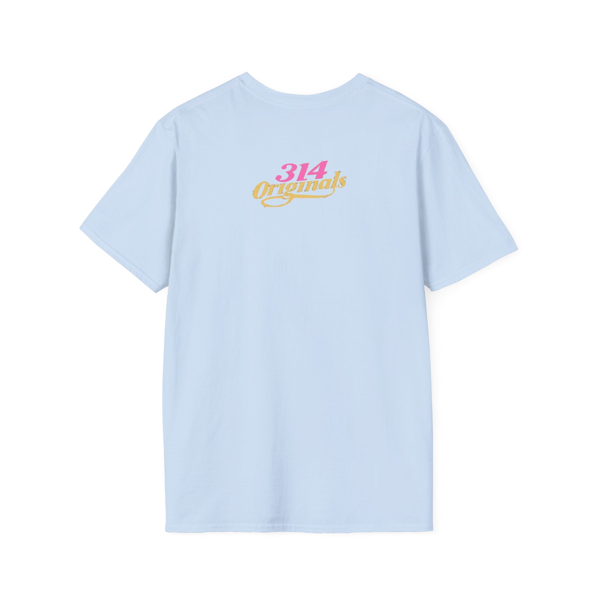 Queen Q Crown T‑Shirt — Pink & Gold Heart Logo Tee - 314 Originals