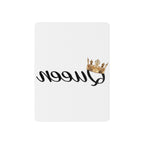'Queen' Script with Gold Crown Temporary Tattoo - 314 Originals