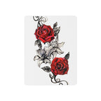 Red Rose & Lily Temporary Tattoo — Floral Vine Body Art Sticker - 314 Originals