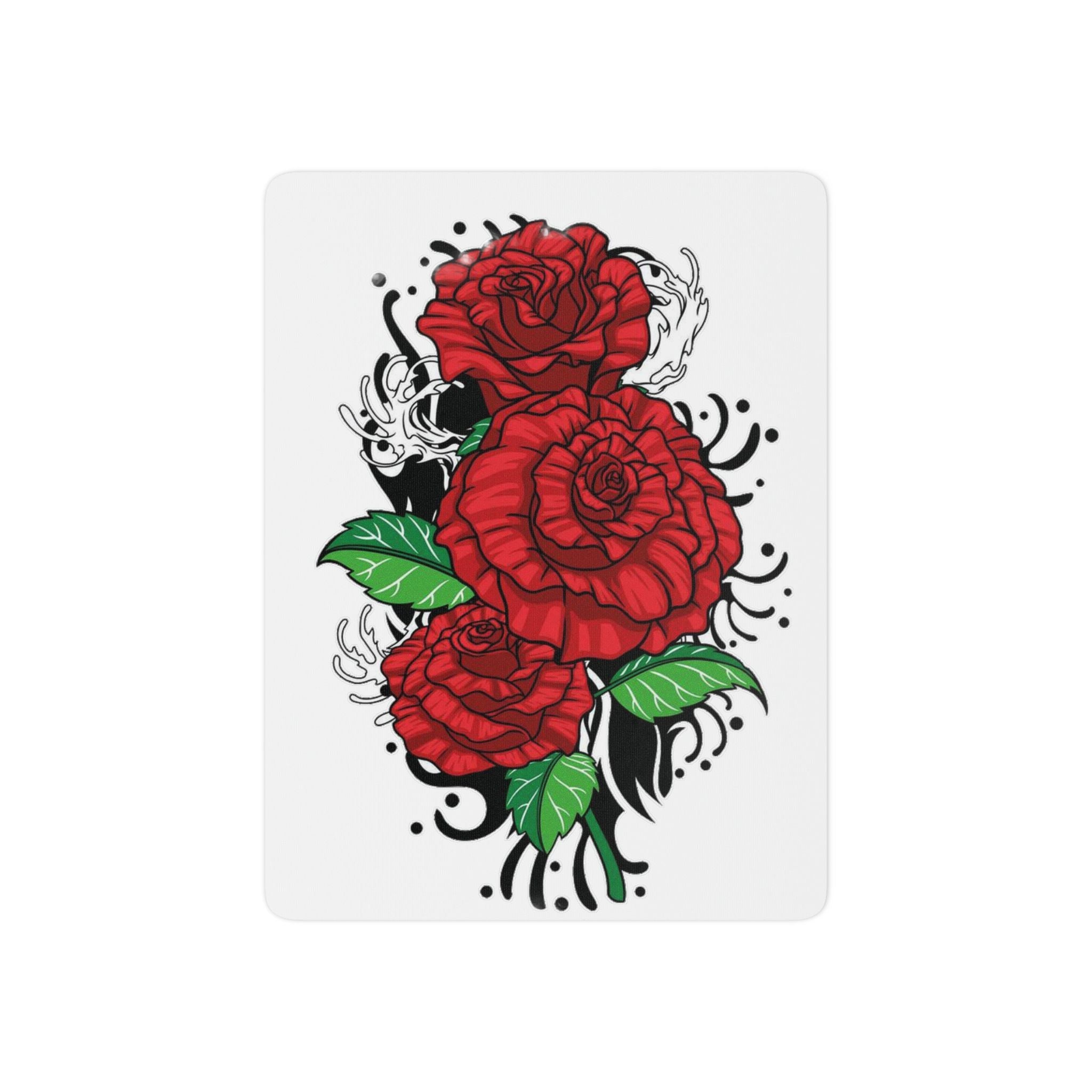 Red Rose Tattoo – Temporary Floral Tattoos - 314 Originals
