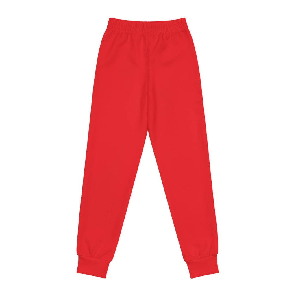 Red Youth Joggers with 314 Originals Side Graphic — Kids Athletic Sweatpants - 314 Originals