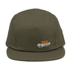 Retro Script Logo Embroidered 5-Panel Cap — - 314 Originals