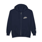 Retro Script Zip Hoodie — Chest Logo - 314 Originals