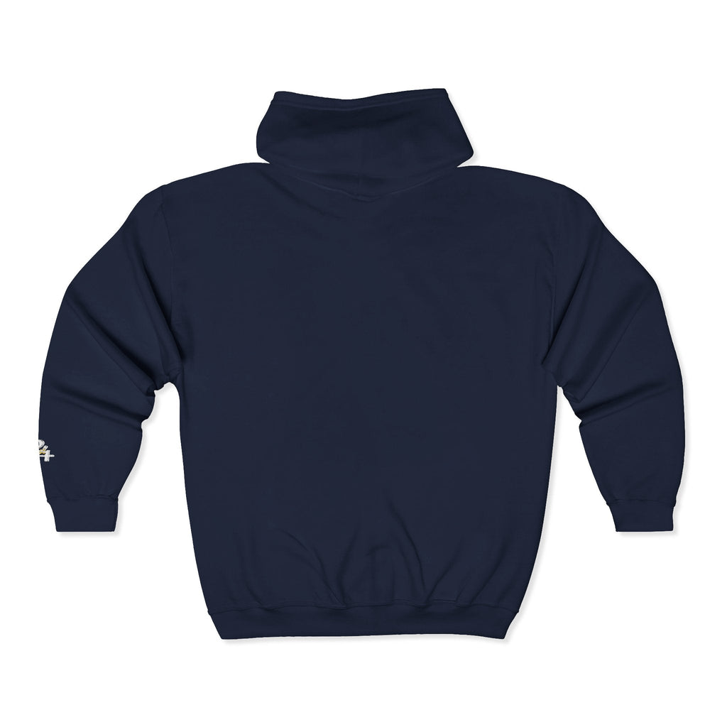 Retro Script Zip Hoodie — Chest Logo - 314 Originals