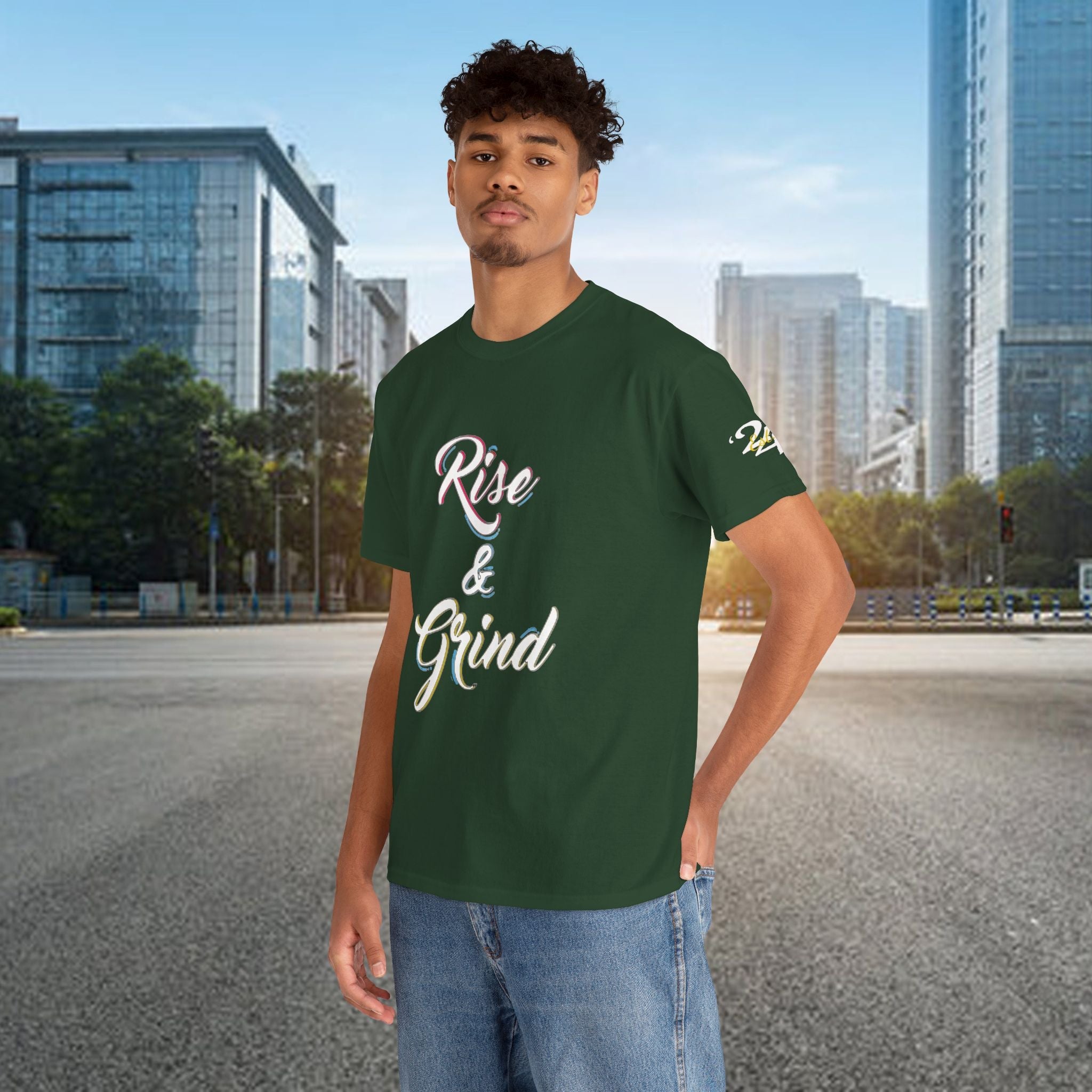 Rise & Grind T-Shirt — Motivational Graphic Tee for Hustle Mindset - 314 Originals