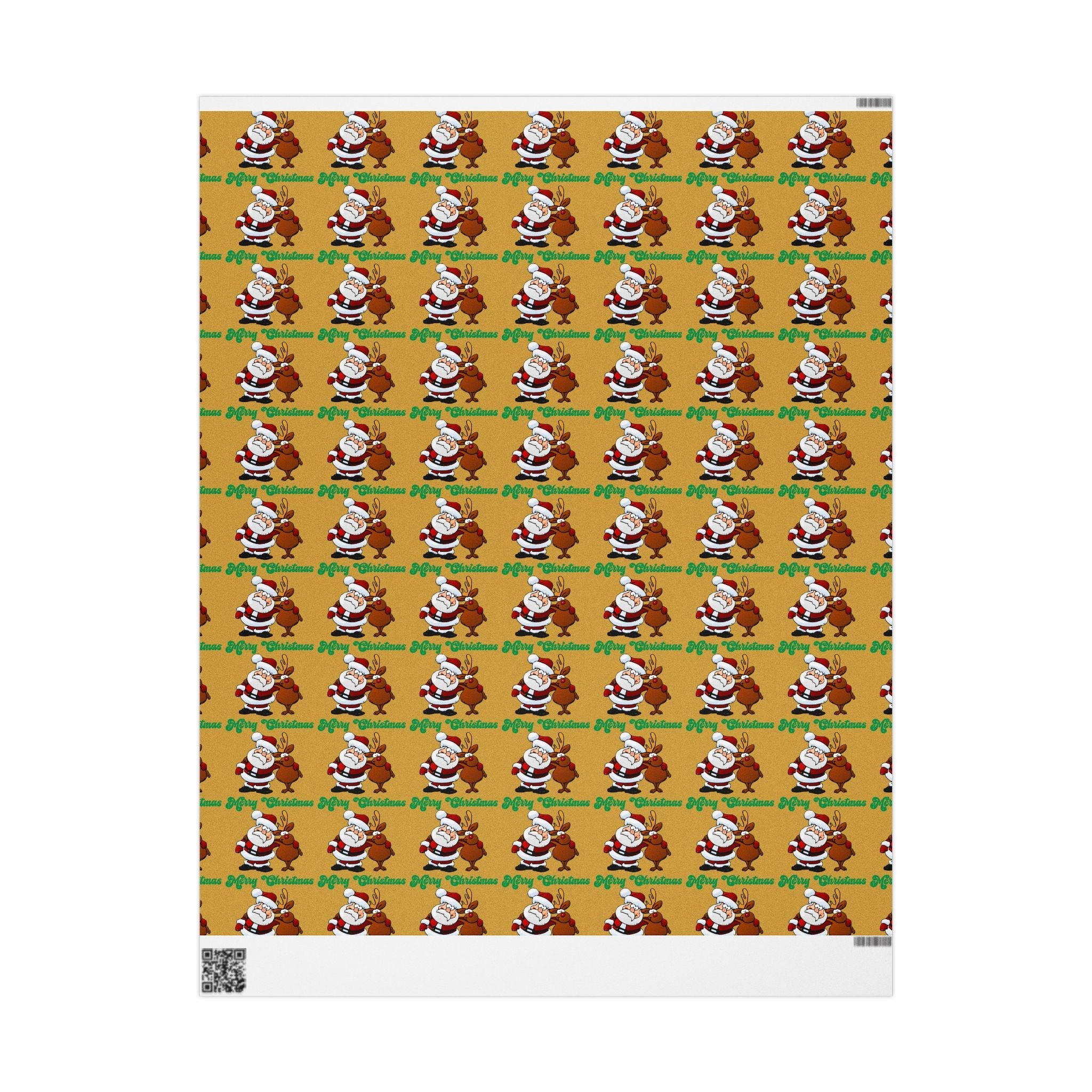 Santa & Reindeer Christmas Wrapping Paper - 314 Originals