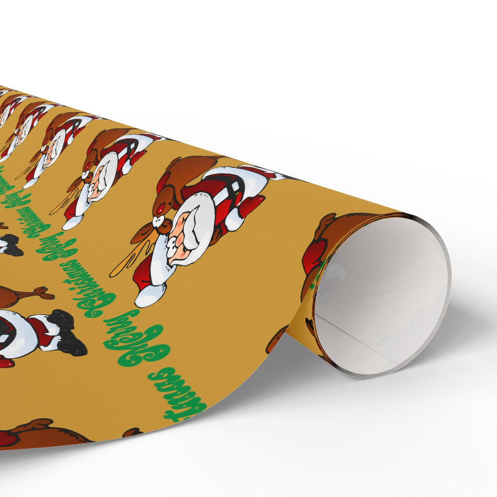 Santa & Reindeer Christmas Wrapping Paper - 314 Originals