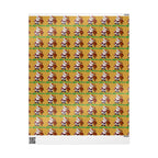 Santa & Reindeer Christmas Wrapping Paper - 314 Originals