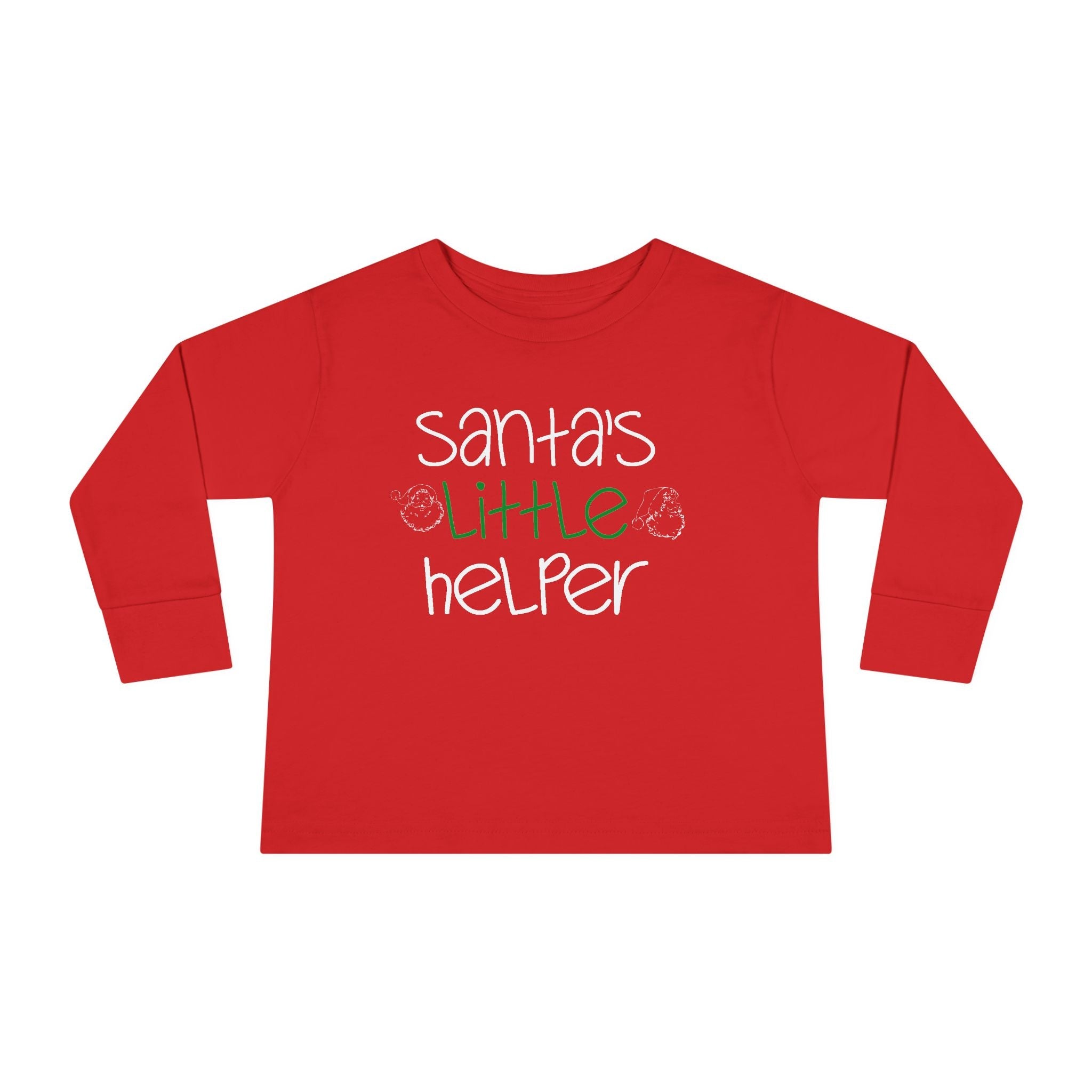 Santa's Little Helper Toddler Long Sleeve Tee - 314 Originals