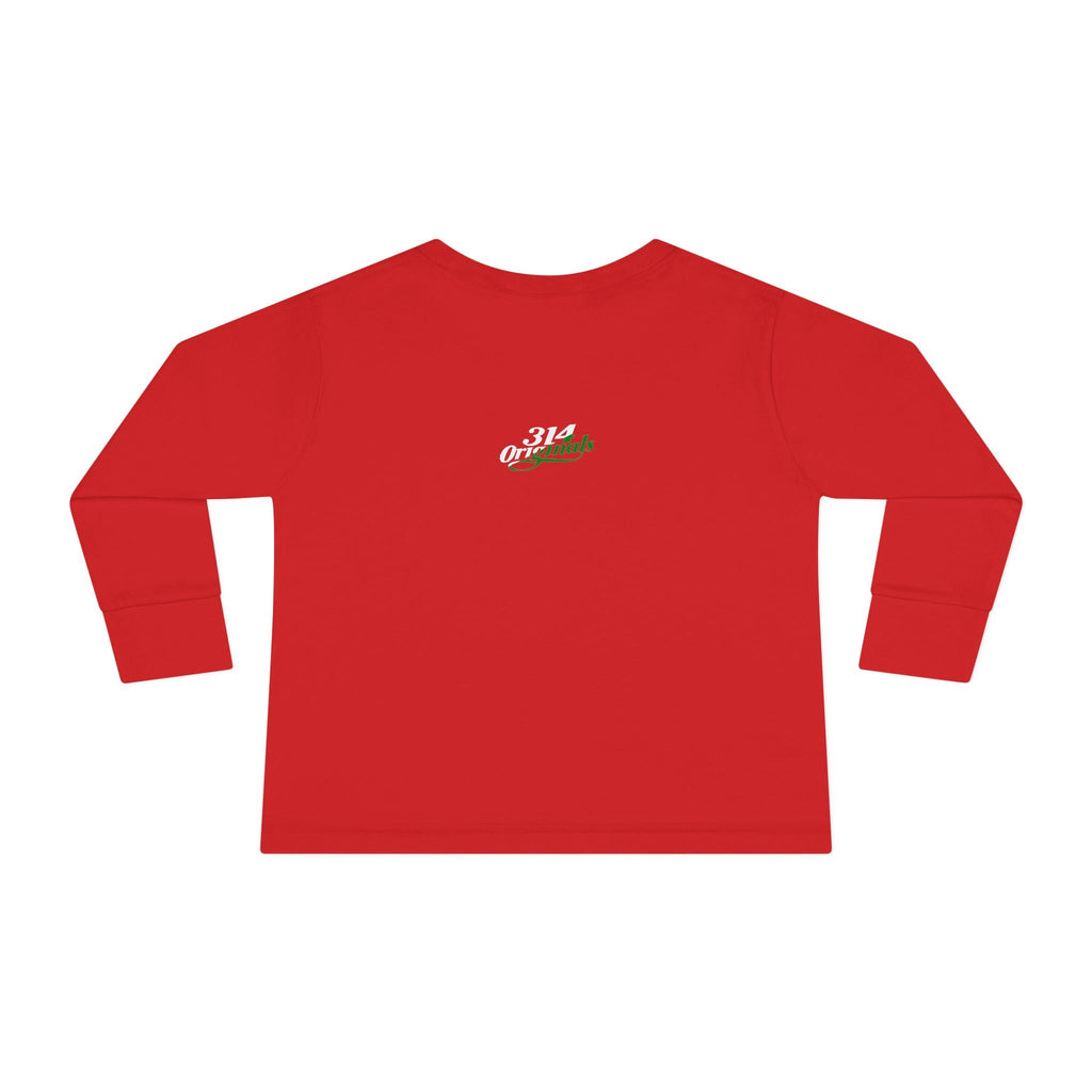Santa's Little Helper Toddler Long Sleeve Tee - 314 Originals