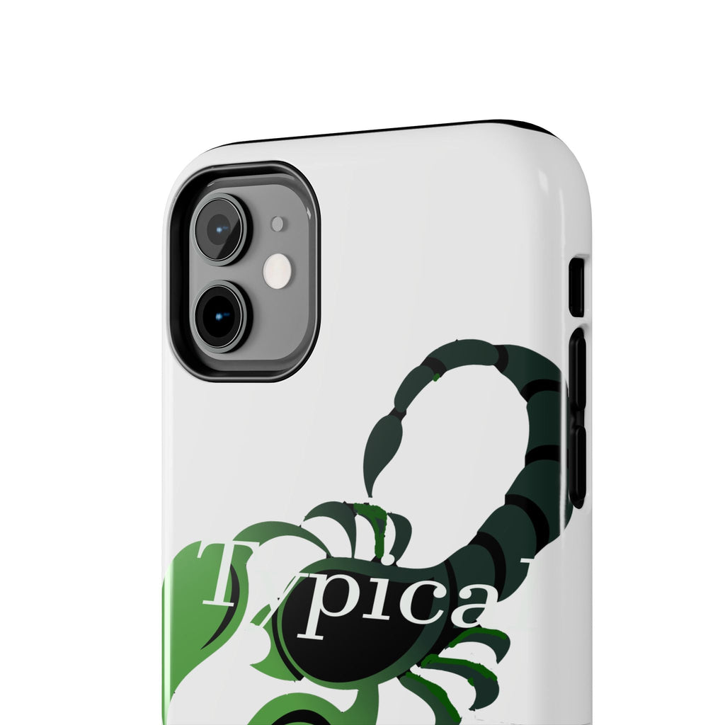 Scorpio Zodiac Tough Phone Case — Green Scorpion "Typical" Design - 314 Originals