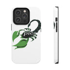 Scorpio Zodiac Tough Phone Case — Green Scorpion "Typical" Design - 314 Originals