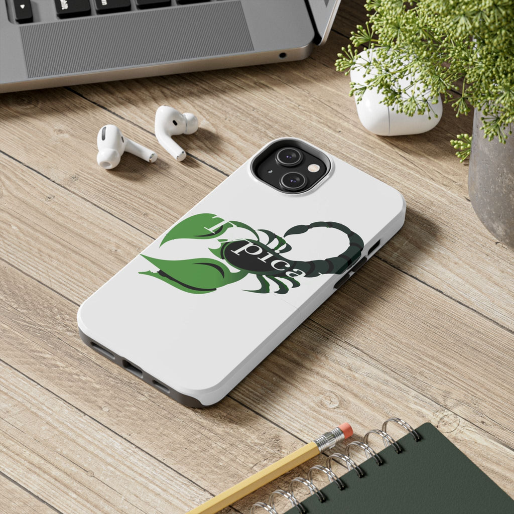 Scorpio Zodiac Tough Phone Case — Green Scorpion "Typical" Design - 314 Originals