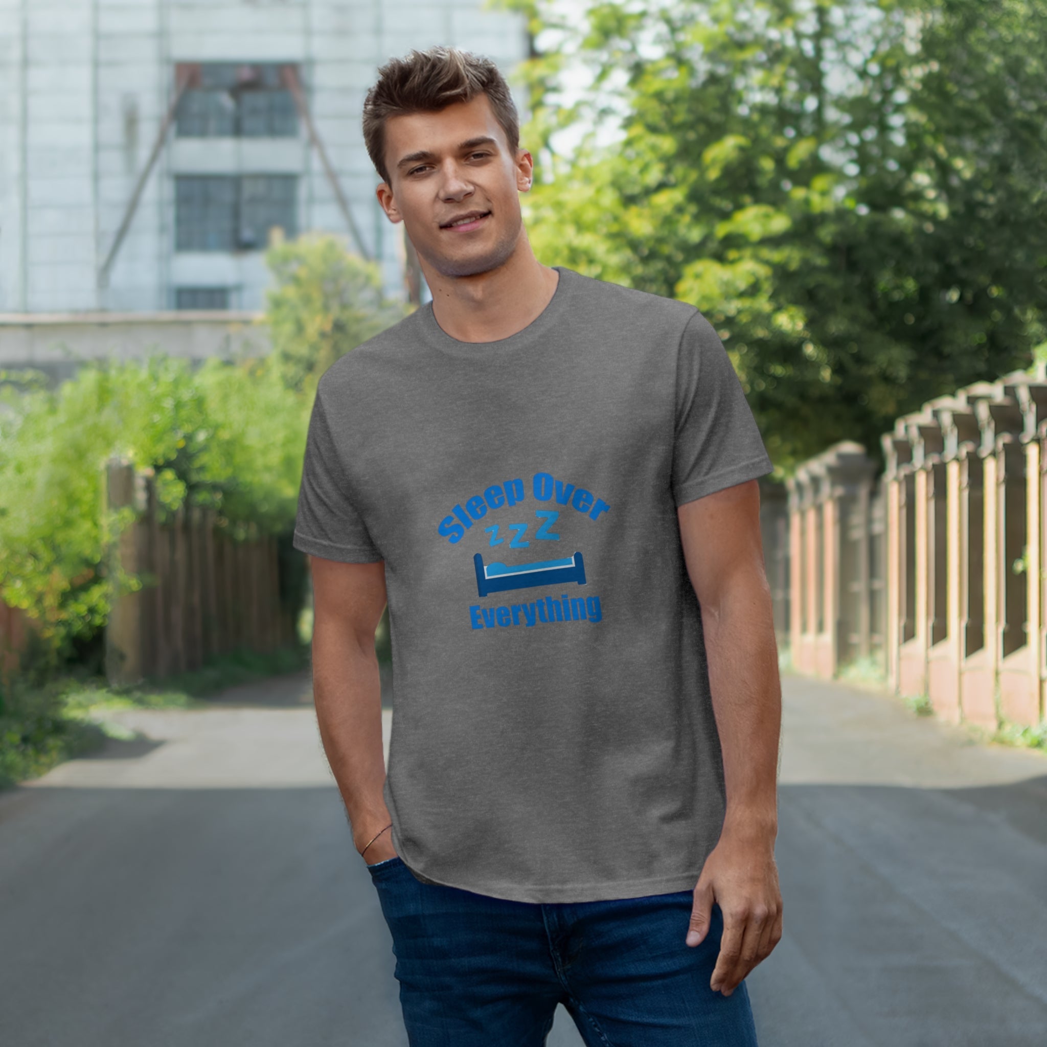 Sleep Over Everything T-Shirt — Funny Bed / Zzz Graphic Tee - 314 Originals