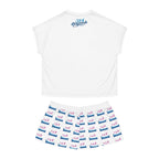 Sleep Over Everything Women's Short Pajama Set — 'Sleep Over' ZZZ Bed Graphic Shorts - 314 Originals