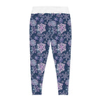 Snowflake Plus Size Leggings — Subtle Side Script Graphic, Comfortable Everyday Activewear - 314 Originals