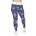 Snowflake Plus Size Leggings — Subtle Side Script Graphic, Comfortable Everyday Activewear - 314 Originals