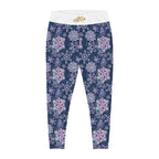 Snowflake Plus Size Leggings — Subtle Side Script Graphic, Comfortable Everyday Activewear - 314 Originals